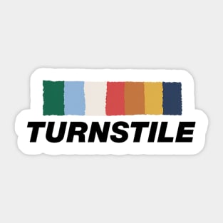 Turnstile Colours Sticker